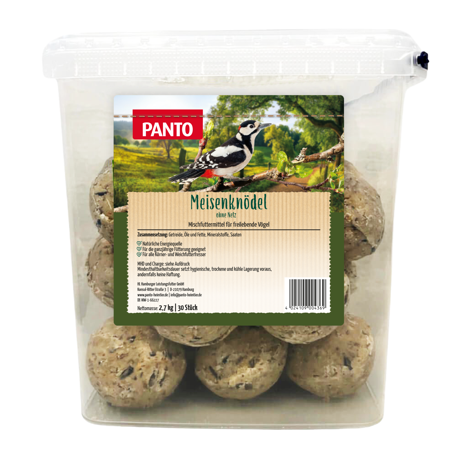 PANTO® Meisenknödel ohne Netz