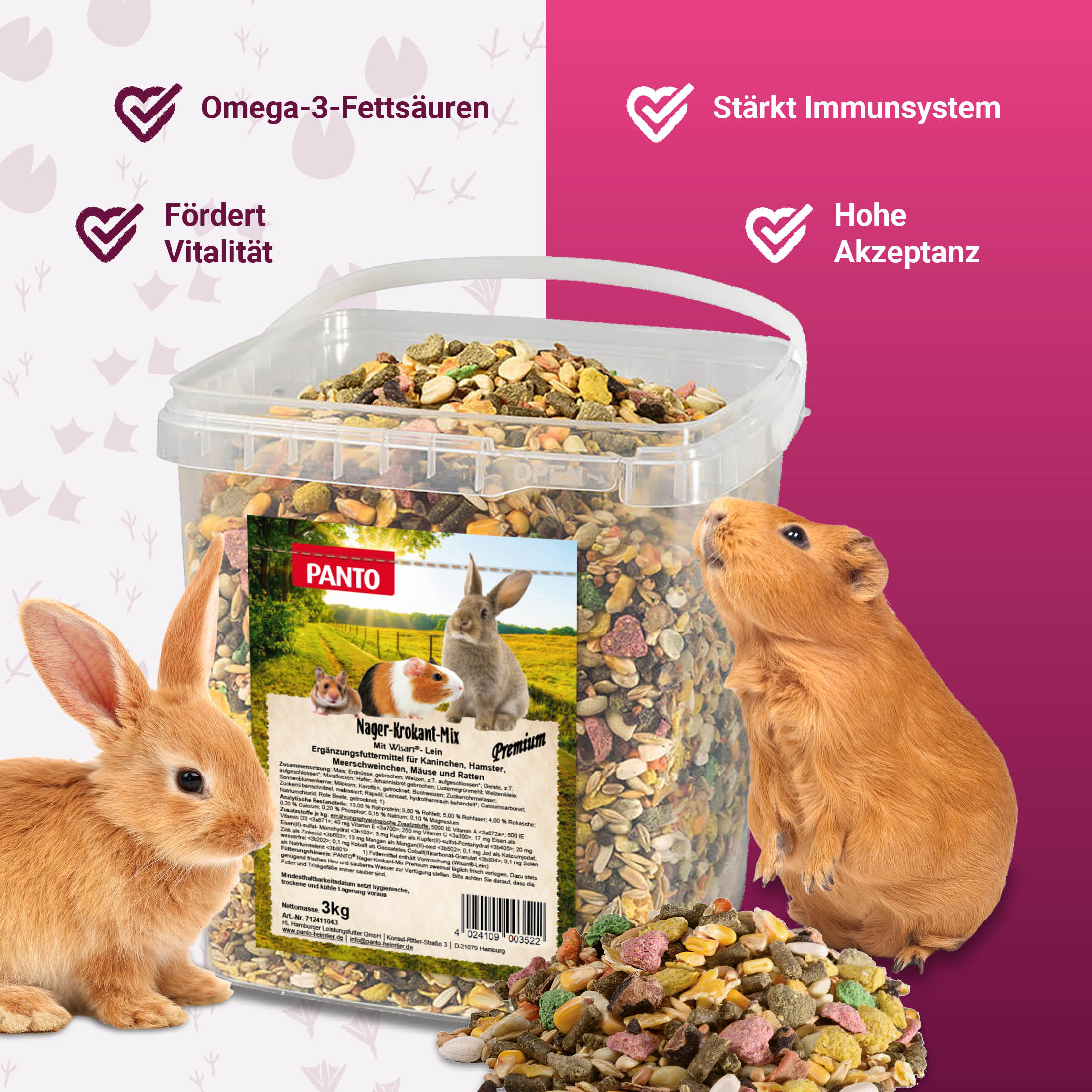 PANTO® Nager-Krokant-Mix Premium