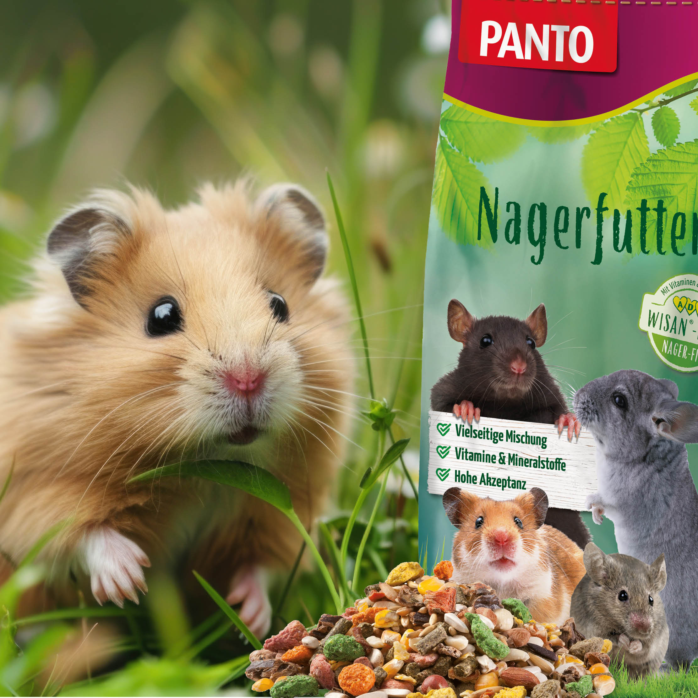 PANTO® Nager Krokant Müsli mit Wisan®-Lein